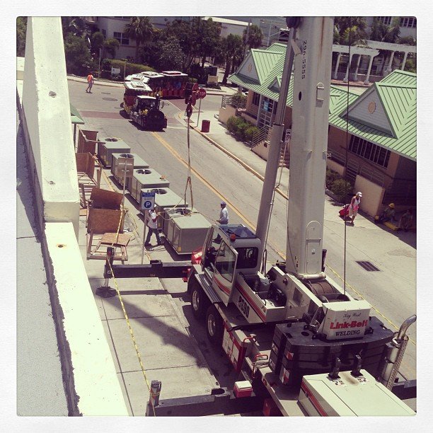 installing hvan units in key west on a commercial property